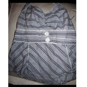 Anthropologie Nautical Striped Summer Halter